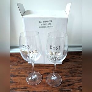 Wedding Set Wine Glasses